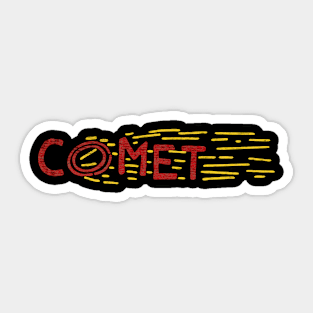 Comet galaxy Sticker